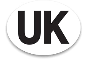 UK Oval Sticker for Cars, Vans, Trucks - Self-adhesive UK sticker - UK Car Stickers for Europe - SIGNS247®