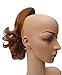 New Style Sweet Short Curly Pony Tail Hair Extension (Claw Grip) (Ginger Honey)