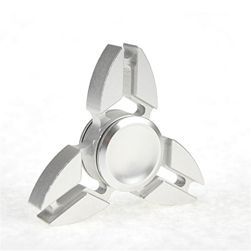 SunnySmile Fidget Spinner High Speed Stainless Steel Bearing ADHD Focus Anxiety Relief Toys relieve ADHD Anxiety Reduce Stress Helps Focus-Relieves ADHD Anxiety (Silver) SunnySmile Fidget Spinner High Speed Stainless Steel Bearing ADHD Focus Anxiety Relief Toys relieve ADHD Anxiety Reduce Stress Helps Focus-Relieves ADHD Anxiety (Silver)
