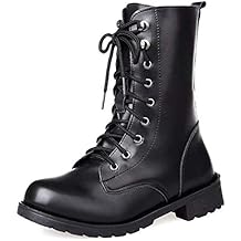 botas tipo militar mujer