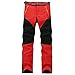 Produktbild Alamor Herren Anti-Uv Polar Fleece Ski Pants Wasserdichte Hardwear Hosen-Red & Black-XL
