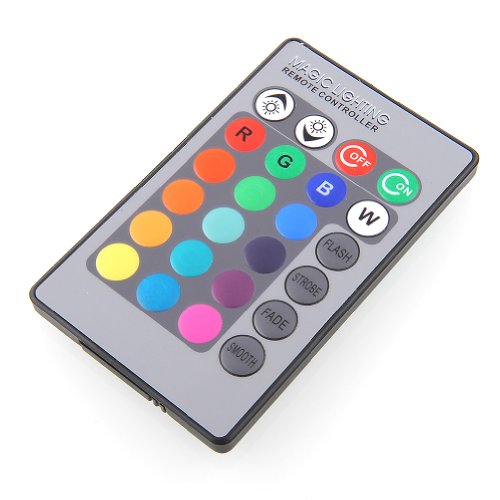 MVPower® 5 X 10W RGB LED Strahler Wasserdicht IP65 In- und Outdoor Schwarz Gehäuse mit Fernbedienung LED-Fluter Scheinwerfer Außenbeleuchtung(Schwarz-1) - 6