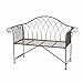 Produktbild Siena Garden Gartenbank Bereno, Gartendeko, Metall, 130x47,5x95cm, 168047