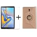 Produktbild Lobwerk Set für Samsung Galaxy Tab A 10.5 SM-T590 SM-T595 Tablet mit 360° Schutzhülle + Schutzglas Hülle Cover Folie Gold