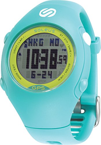 Soleus Mini GPS Running Smart Watch - Teal/Lime