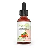BeYouthful Pomegranate Seed Oil 100% Cold Pressed Unrefined Therapeutic Grade Oil For Hair, Face, Skin, Lips And Nails. Distinctive Pomegranate Fragrance, Comes In Amber Dropper Top Bottle For Easy Use.