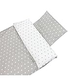 Kinder Bettwäsche 100×135 Wendebettwäsche 2 tlg. Set Babybettwäsche 100% Baumwolle Bettgarnitur - 2