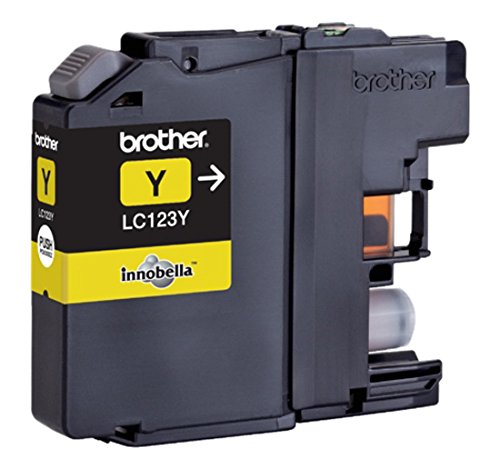 Brother Original Tintenpatrone LC-123Y gelb (für Brother DCP-J132W, -J152W, -J172W, -J552DW, -J752DW, -J4110DW; MFC-J245, -J470DW, -J650DW, -J870DW, -J4410DW, -J4510DW, -J4610DW, -J4710DW, -J6520DW, -J6720DW, -J6920DW)