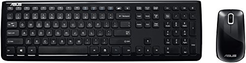 Asus W3000 Set Tastatur und Optische Maus (wireless, Deutsches Layout, QWERTZ Tastatur, 3 Tasten Maus) schwarz