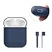 Price comparison product image AirPods Case Protective, FRTMA Silicone Skin Case with Sport Strap for Apple AirPods (Midnight Blue)
