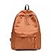 Produktbild Canness-Women's backpack Beiläufiger Frauen-Rucksack-Reißverschluss-wasserdichte Nylon-Tagesrucksack-Handels-Reise, die Brown kauft für Männer Frauen, Arbeit