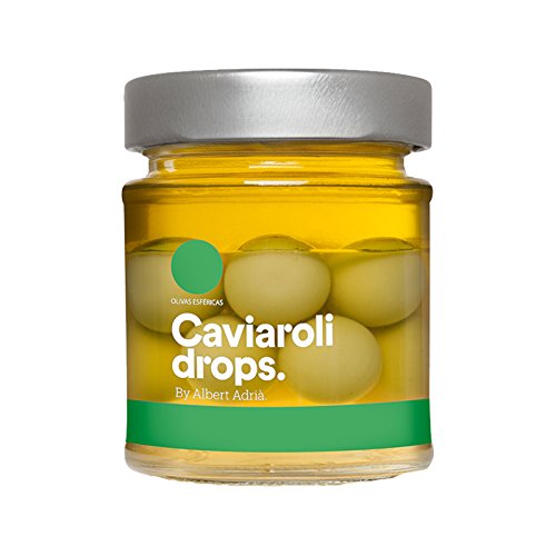 Caviaroli - Caviaroli Drops '12 Aceitunas verdes esferificadas' - 170 gramos