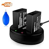 🔋 Mehr Ladeoption: Ausgestattet mit Micro-USB-Eingang und die Fähigkeit, mit einem USB-Ladegerät, Auto-Ladegerät oder externe Batterie aufzuladen gibt Ihnen mehr Optionen als ein Standard-Ladegerät. Mit dem Keenstone Ladegerät benötigen Sie nur ca. 2 Stunden und 10 Minuten, um jede Batterie vollständig aufzuladen