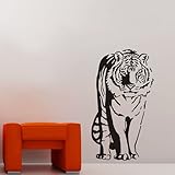 23.6" X 39.3" Tiger Decoration Animal Wall Art Decor Removable Stylish Sticker Mural DIY Vinyl Décor for Room Home.