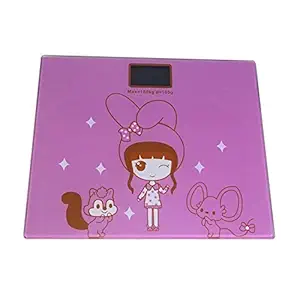 FAYBY Personal Digital High Sensor Electronic Bathroom Weighing Scale Machine Clinic Hospital Health Appliances (Multicolor/Print)