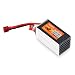 Produktbild FLOUREON RC Akku 4S 14.8V 1500mAh 45C Li-Polymer Ersatzkku Batterie mit Deans Stecker für RC Auto, RC Truck, RC Flugzeug, RC Boot, RC Heilikopter