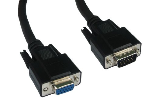 2m svga Verlängerungskabel – Premium-Qualität / video / multiple geschirmt / DB15 / Monitor / männlich zu weiblich / Blei - 2