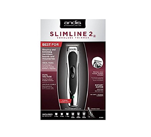 Andis SKU # 23885 - SlimLine 2 Cord/Cordless Trimmer - 1 EACH *** PRODUCT SHIPS DIRECT FROM THE USA, AND MAY REQUIRE… - Image 2
