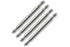JULIYEH 4 x Stainless Steel Watch Strap Spring Bars 22mm Pins Lugs Links [4 Pack]