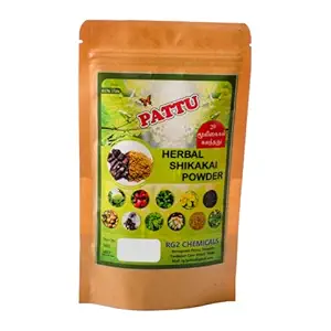 PATTU Herbal Shikakai Powder 200 grams, 29 Herbals added, 100% Naturel