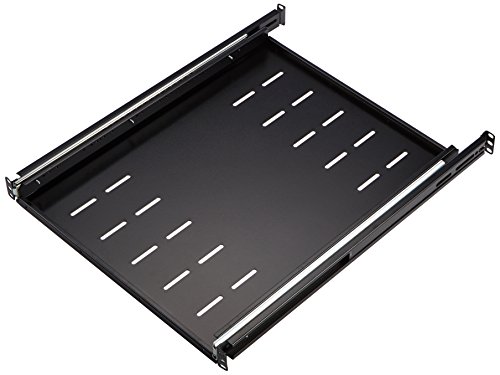 Intellinet 19" Ausziehbarer Fachboden 1 HE 800 mm tiefe ( Ablagefläche 550 mm ) schwarz 712620