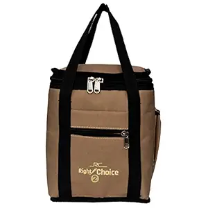 Right Choice Bags Silk School Tiffin Black Lunch Bag
