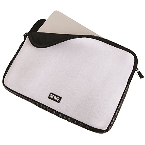Duronic LS02 Hochwertige Laptop Hülle 17 Zoll / Grau / Wasserresistent / Notebook, Mackbook