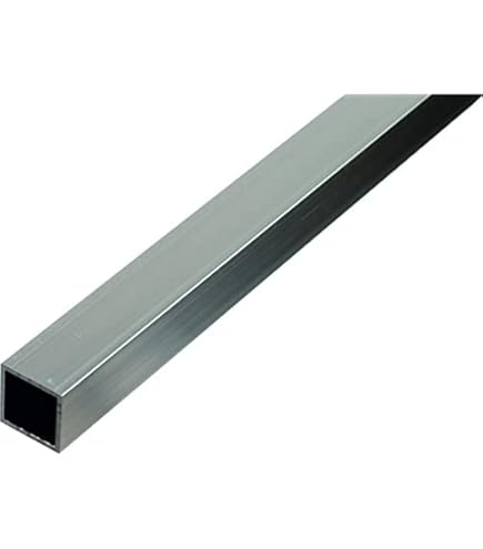 Tubo In Alluminio 6063 - 2 Pezzi 12x12x1 Mm, Lunghezza 200 Mm, Per Fai Da Te E Costruzioni - Foto 2