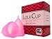 Produktbild Set aus 2 Menstruationstassen mit Stoffbeutel - aus 100% Medizinischem Silikon - FDA und CE-zertifiziert - Lola Cup Menstruationstasse Größe 1 (Klein)