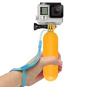 CEUTA Floating Hand Grip Compatible with Gopro Hero 7, 6, 5 Black and Session, Hero 4 Session, Black, Silver, Hero+ LCD, 3+, 3