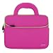 Produktbild Tablet Schutzhülle 10.1 Zoll, Evecase Universal Neopren Tablet Case mit Vorderseitigem Zubehörfach für Tablet bis 10.1 Zoll Lenovo Acer Asus iPad Samsung - Hot Pink / Lindgrün L