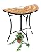 Produktbild DanDiBo Konsolentisch Merano Wandtisch 120041 Beistelltisch aus Metall und Mosaik 70 cm