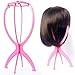 Accessotech Wig Display Stand Mannequin Dummy Head Hat Cap Hair Holder Folding Stable Tool