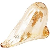 Coppa In Vetro Di Murano Per Lampadario - Ricambio Colore Ambra Con Attacco E14 Piccolo - Foto 8