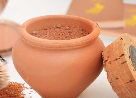 Bronzing Powder – African Erde Terracotta Puder lose im Tontopf, 15g - 2