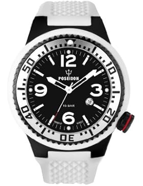 Kienzle Herren-Armbanduhr POSEIDON XL Black Pro Analog Silikon K2021173103-00256