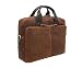 Produktbild Visconti Toscana Kollektion Distressed Fettleder Laptop-Tasche - HUGO 13 TC82 Havanna Tan