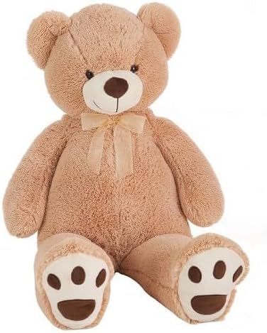 Creaciones Llopis - Oso de Peluche Gigante 100 cm Altura – Peluche XXL Súper Suave – Diferentes Modelos. (Beis)