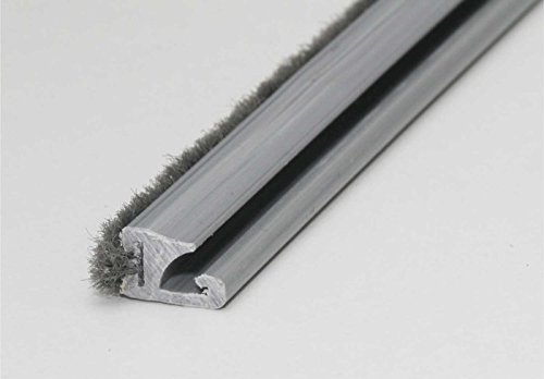 Lichtschachtabdeckung Profi 115 x 60 cm ALU Rahmen + PET Screen Gewebe, individuell kürzbares Schutzgitter, einfache Montage ohne Bohren, Dichtungsbürste + Gummi-Wandanschlussprofil - 7