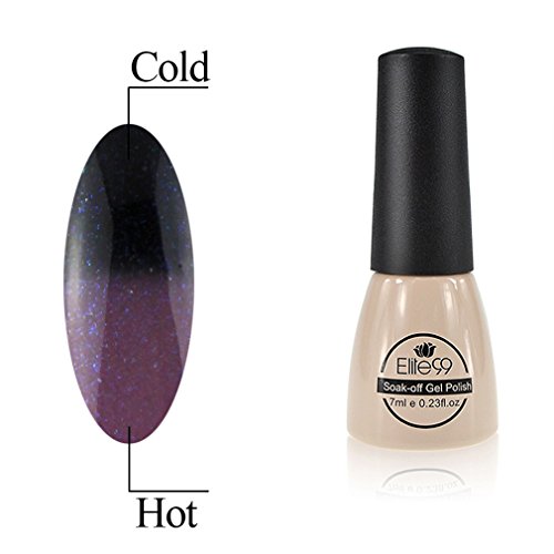 Elite99 Farbwechsel Chamäleon UV Gel Polish Thermo Gellack Nagellack Thermolack(1x7ML)