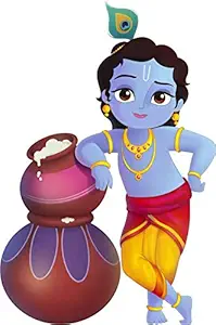 Rangoli Vinyl Religious Wall Sticker Multicolour Vinyl Medium Size 40cm or 50 cm Pack of 1 Sticker