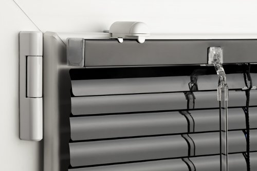 ps FASTFIX-Klemmträger für Jalousien (2 Stück) – Montage ohne Bohren direkt auf dem Fensterflügel Ihres PVC-/Kunststofffensters - 4