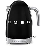 Smeg KLF04BLUK Variable Temperature Kettle 3D Logo Black