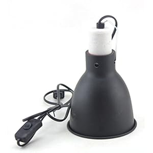 Zhuhaitf Reptiles&Amphibians Animals Houses Cave Reptile box Tank 5.5 Inch UVB E27 bulb enhanced reflective lampshade with hook Turtle lizard spider cockroach hermit crab cricketReptil Licht