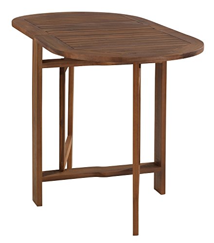 Gartentisch Klapptisch Esstisch FIORE 11 | BxHxT 60x74x120 cm | Braun | Akazienholz | Klappbar