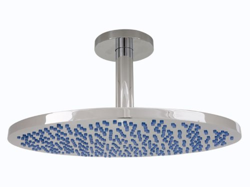 Cabeza de ducha 350 mm redondo. Fabricado de latón fundido con acabado cromado. 514 popartuk Boquilllas