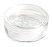 3x 20mL EMPTY PLASTIC JARS POTS w/ CLEAR SCREW LIDS & SIFTERS For Cosmetics/Powder/Mineral Make Up/Blusher/Foundation