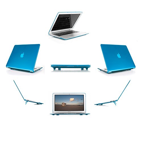 mCover hochwertigem Polycarbonat H  lle Schutzh  lle Notebooktasche Hard - Shell - Case Tasche Etui f  r Apple Macbbok Air 13 Zoll  Modell A1466   A13