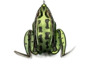 Lunkerhunt Lunker Frog - Leurre de pêche en eau douce au design réaliste, pèse 1,2 oz 5,7 cm de long