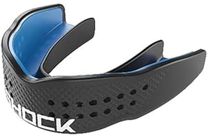 ‎SHOCK DOCTOR Shock Doctor - SuperFit Mundschutz für Herren/Damen Unisex (Einheitsgröße) (Schwarz)